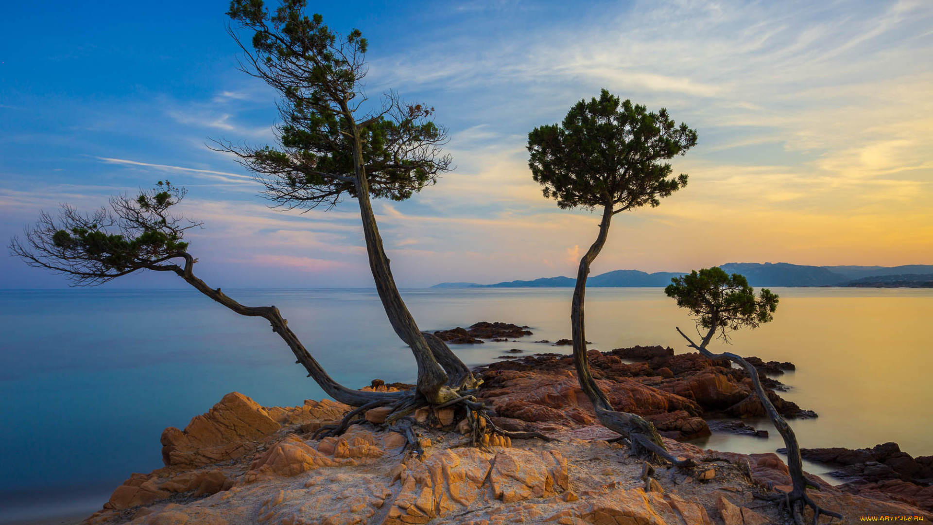 природа, побережье, простор