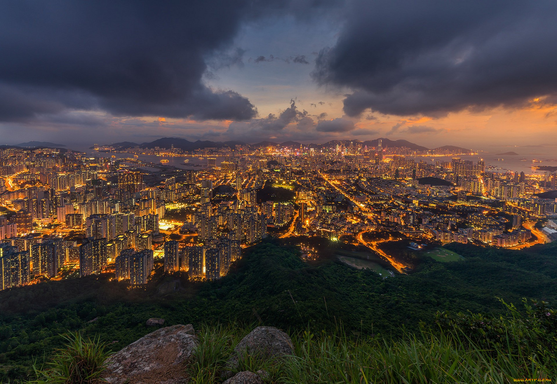 lion, города, лион, , франция, простор