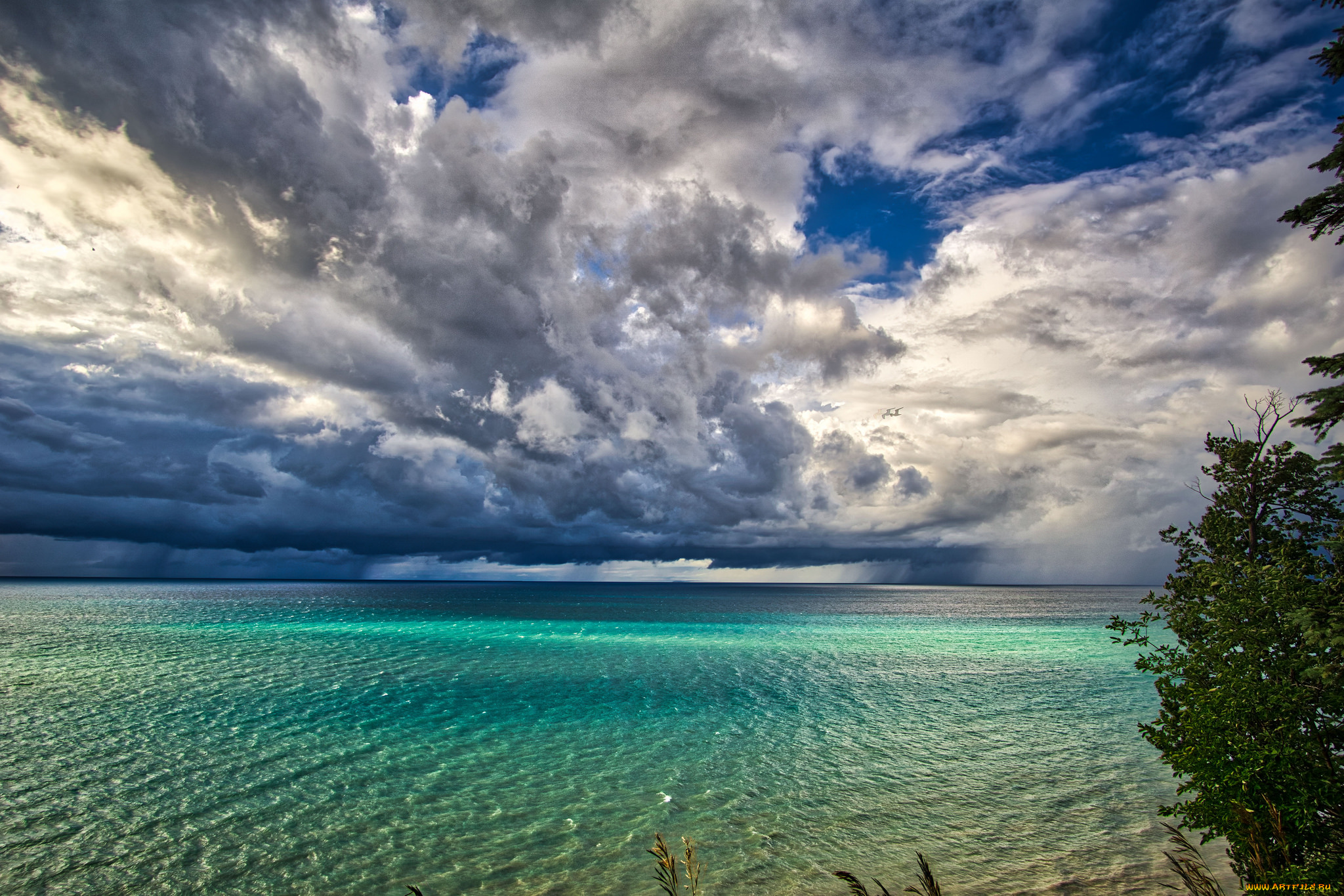 природа, моря, океаны, простор