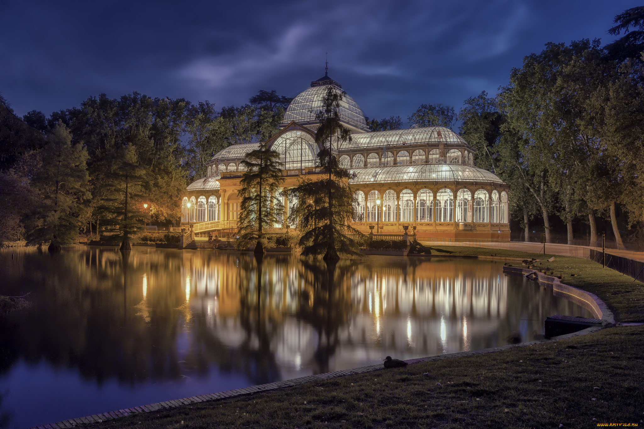 palacio, de, cristal, города, мадрид, , испания, простор