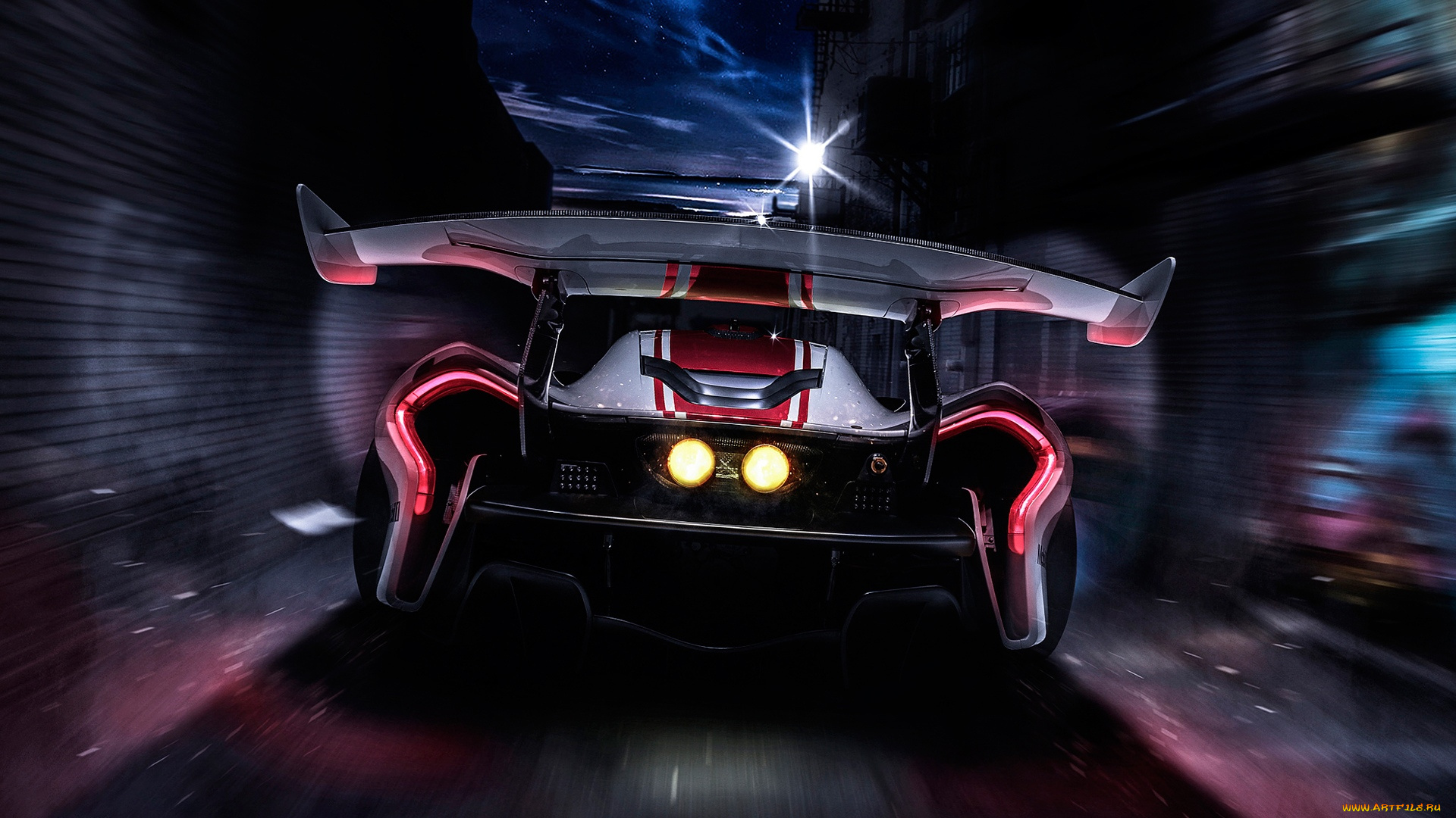 автомобили, 3д, mclaren, p1