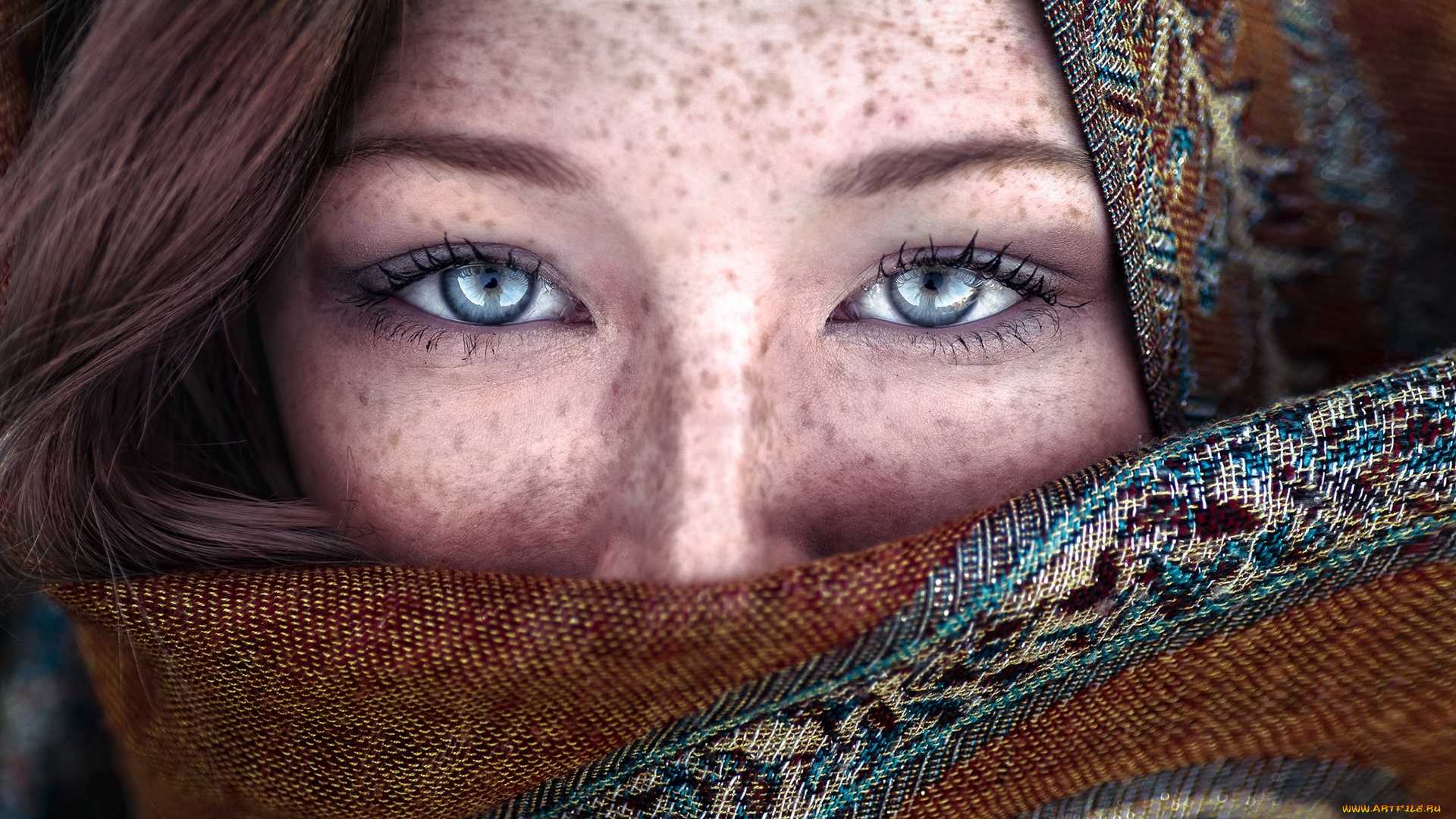 девушки, -, лица, , портреты, malika