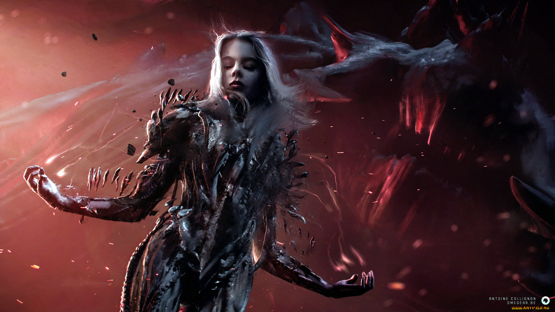 фэнтези, девушки, девушка, осколки