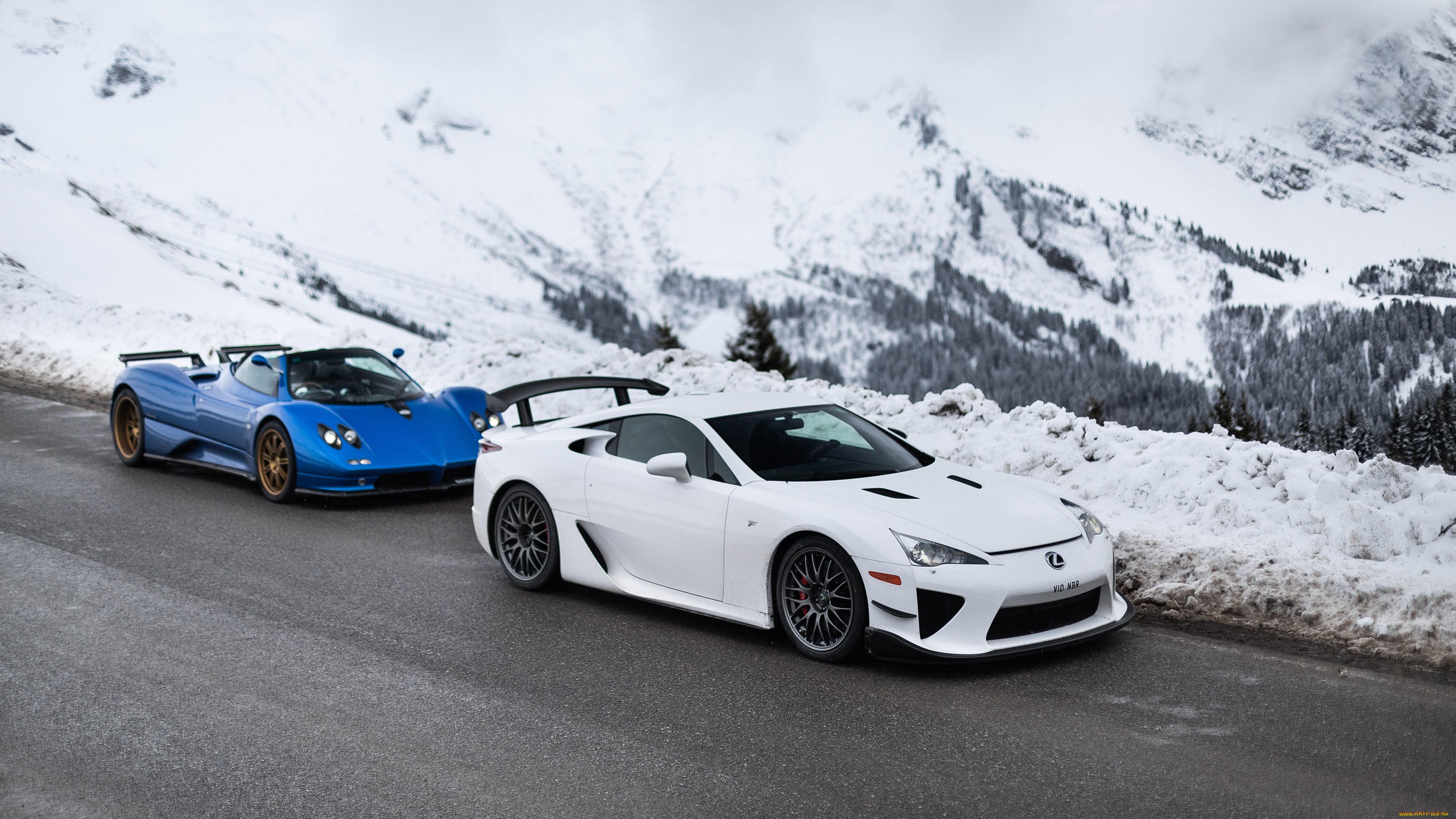 автомобили, разные, вместе, pagani, zonda, s, lexus, lfa