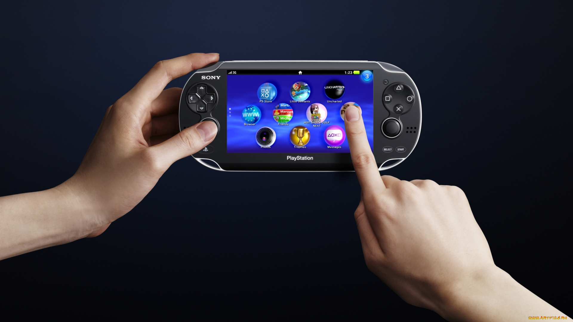 бренды, sony, приставка, игра, руки