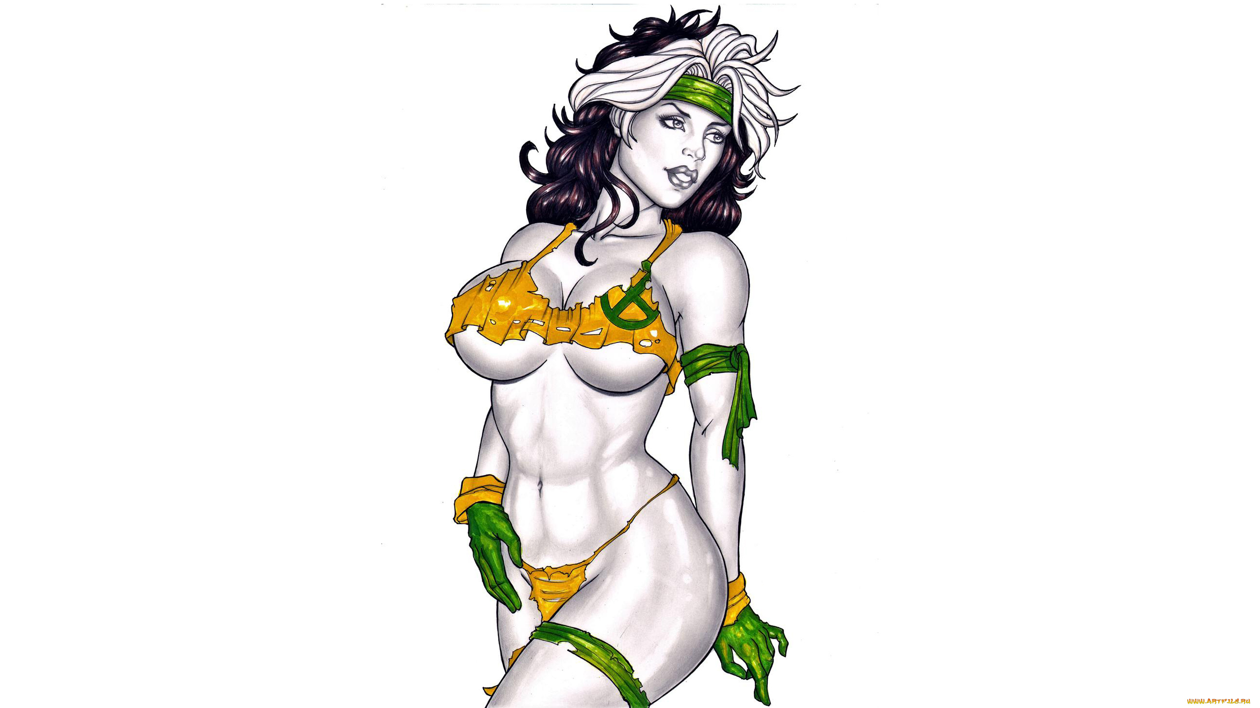 рисованное, elberty, oliveira, девушка, фон, униформа