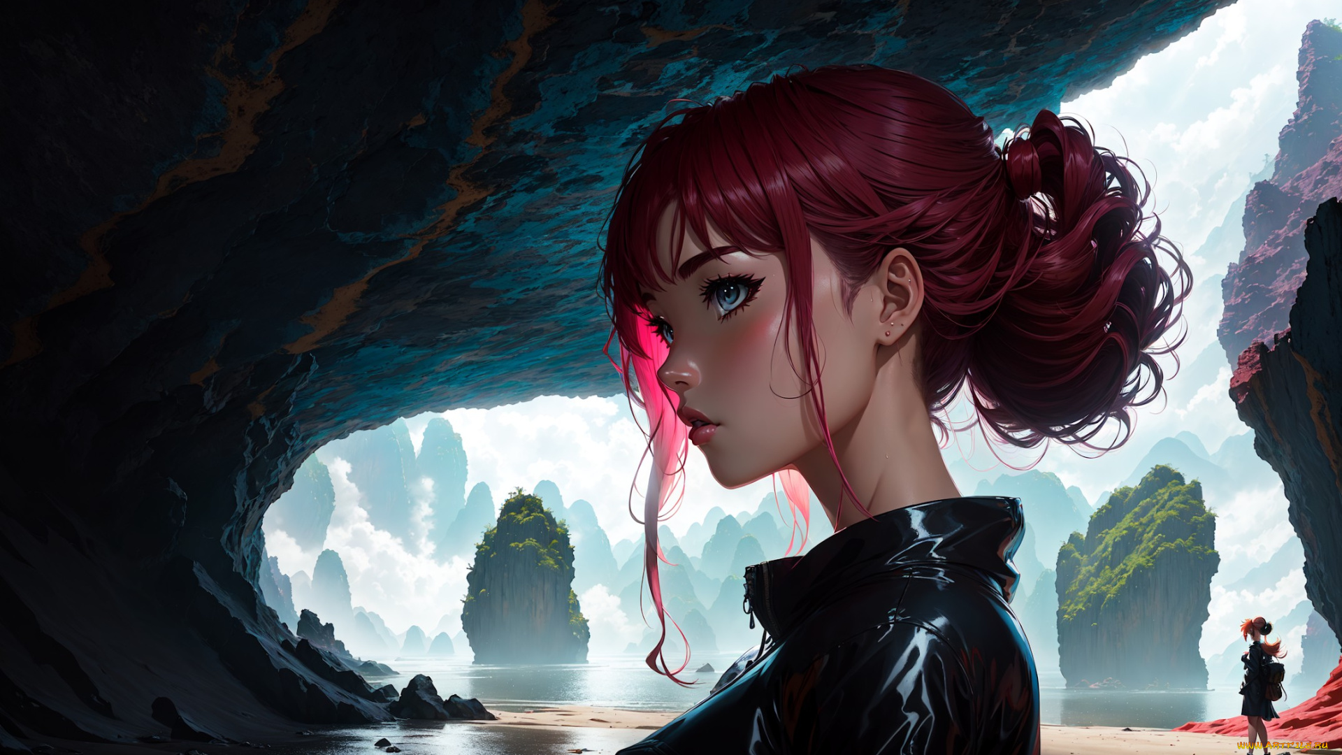 аниме, пейзажи, , природа, нейросети, графика, нейроарт, ai, art, нейронные, сети, рисунки, нейро, искусство