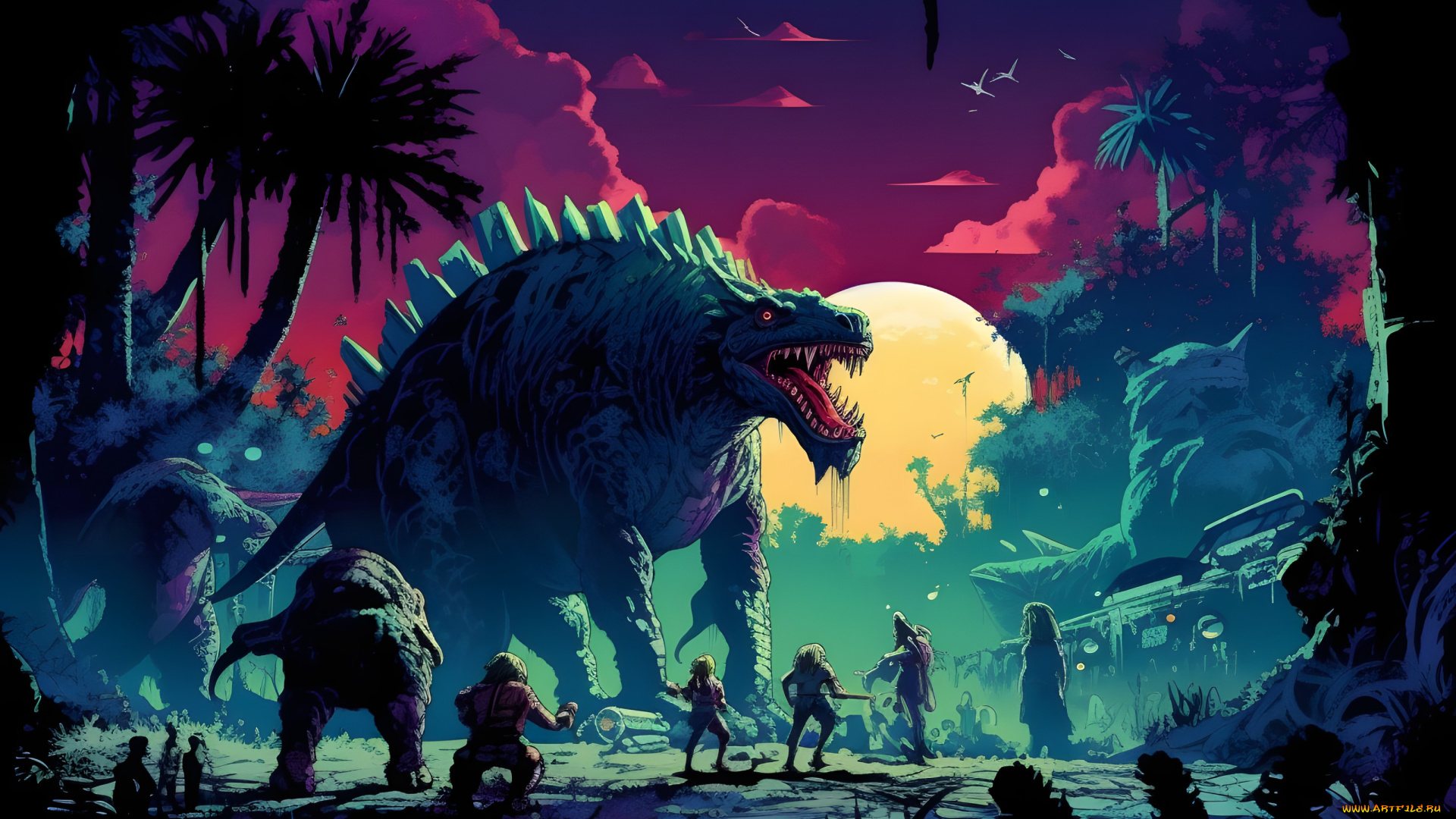 рисованное, животные, , доисторические, нейросети, графика, нейроарт, ai, art, нейронные, сети, рисунки, нейро, искусство