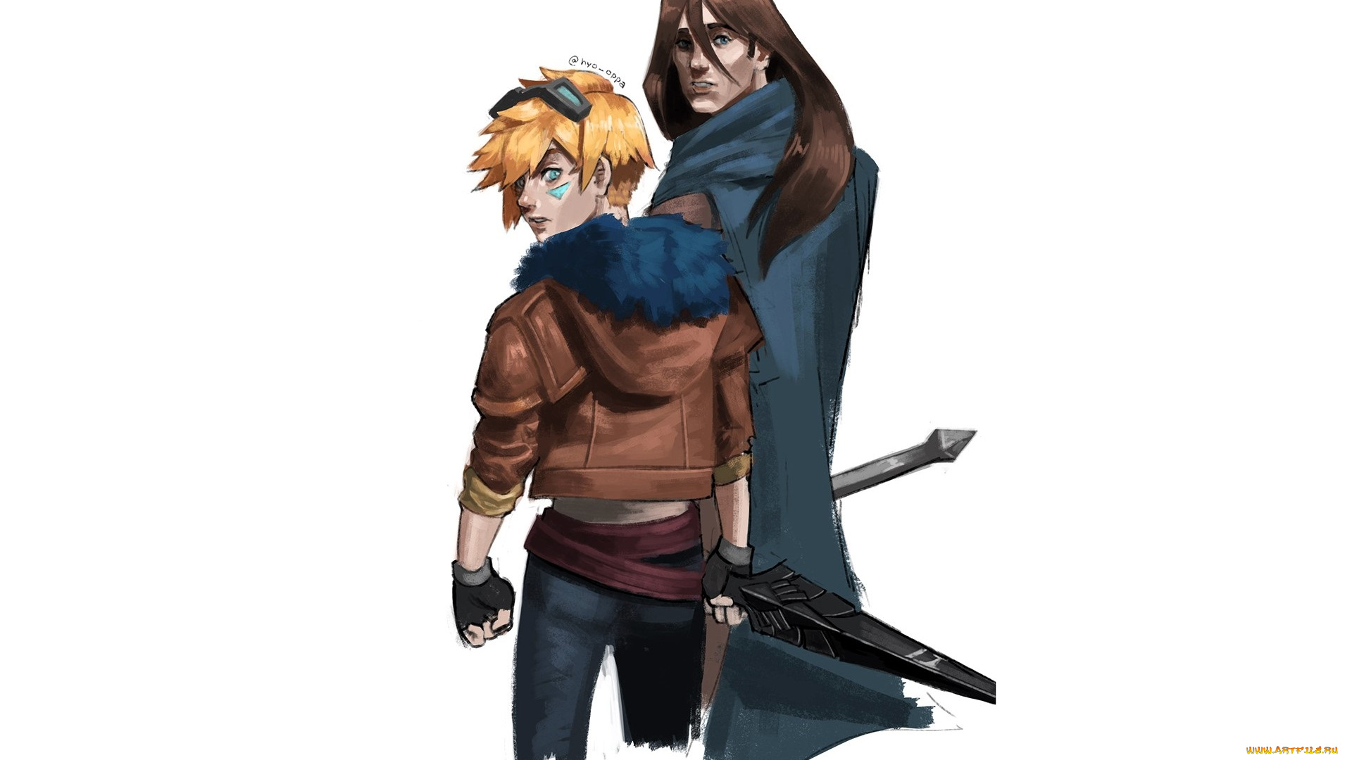 видео, игры, league, of, legends, ezreal, taric