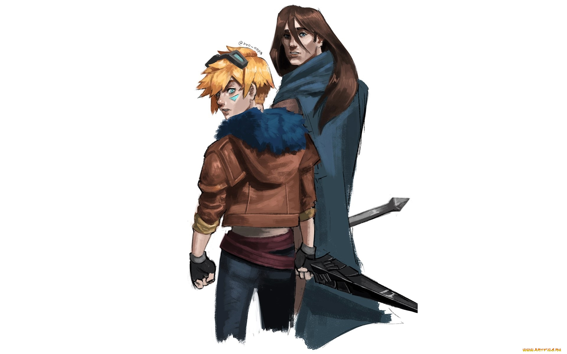 видео, игры, league, of, legends, ezreal, taric