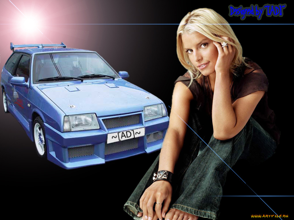 автомобили, авто, девушками