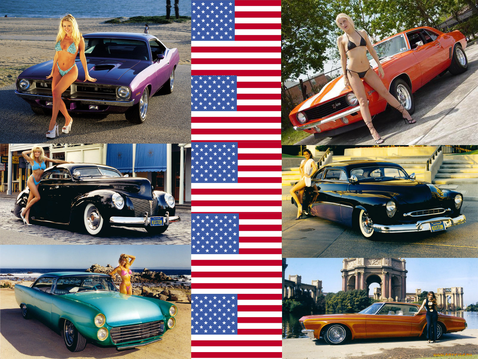 автомобили, авто, девушками