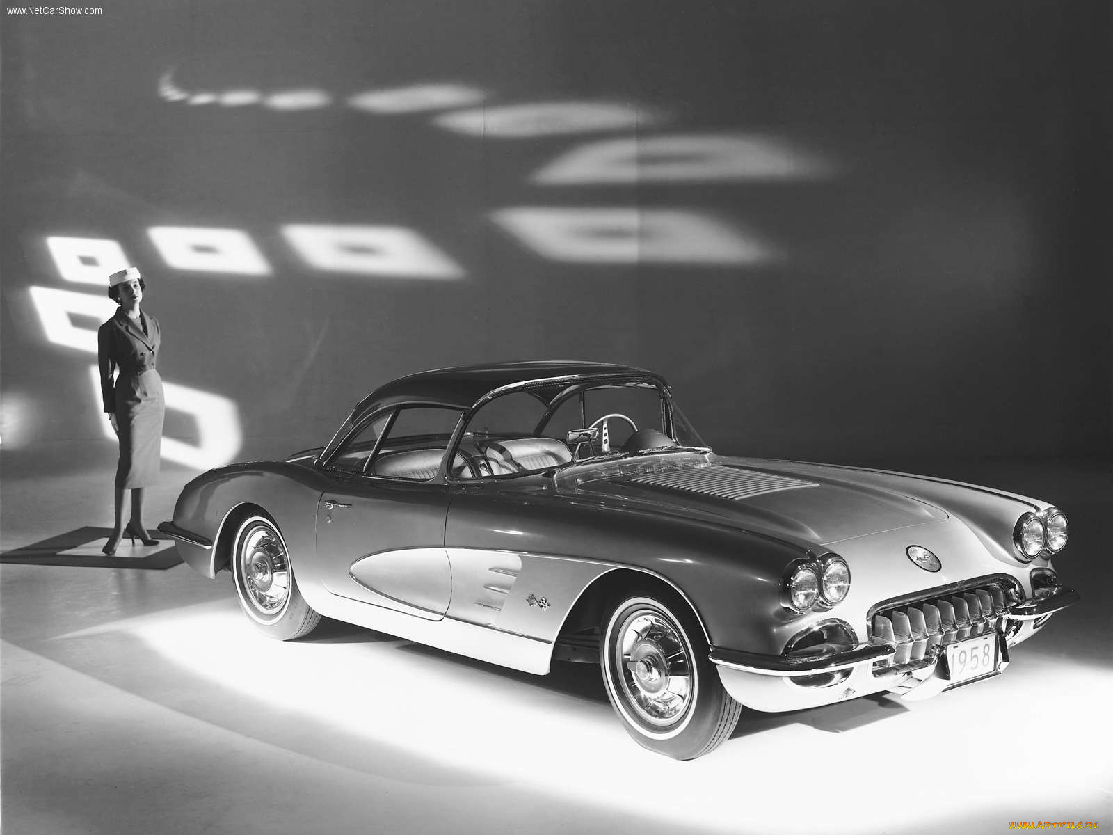 chevrolet, corvette, c1, 1953, автомобили