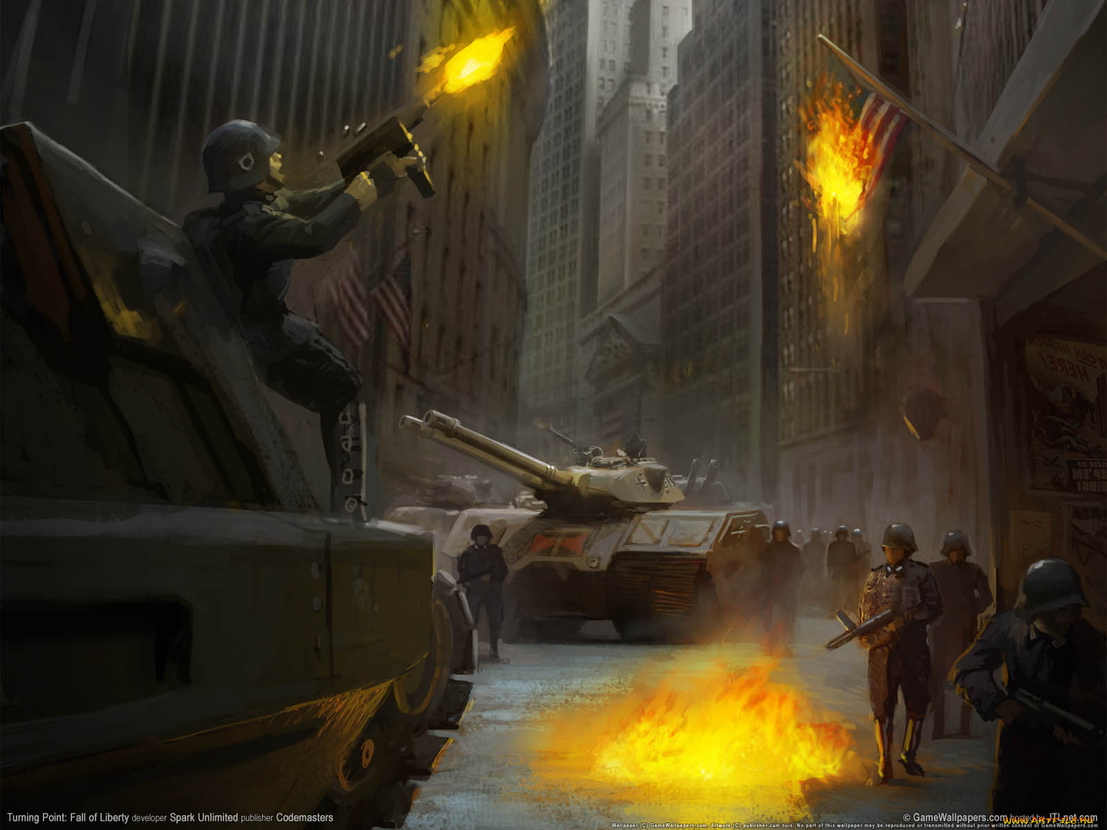 видео, игры, turning, point, fall, of, liberty