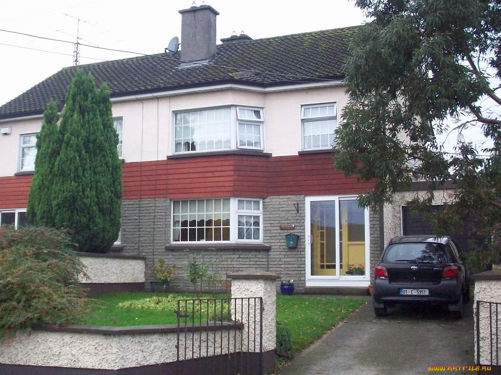 carlow, ireland, города, здания, дома