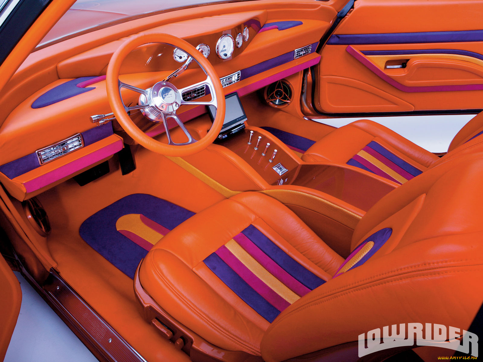 1976, chevy, caprice, автомобили, спидометры, торпедо, lowrider