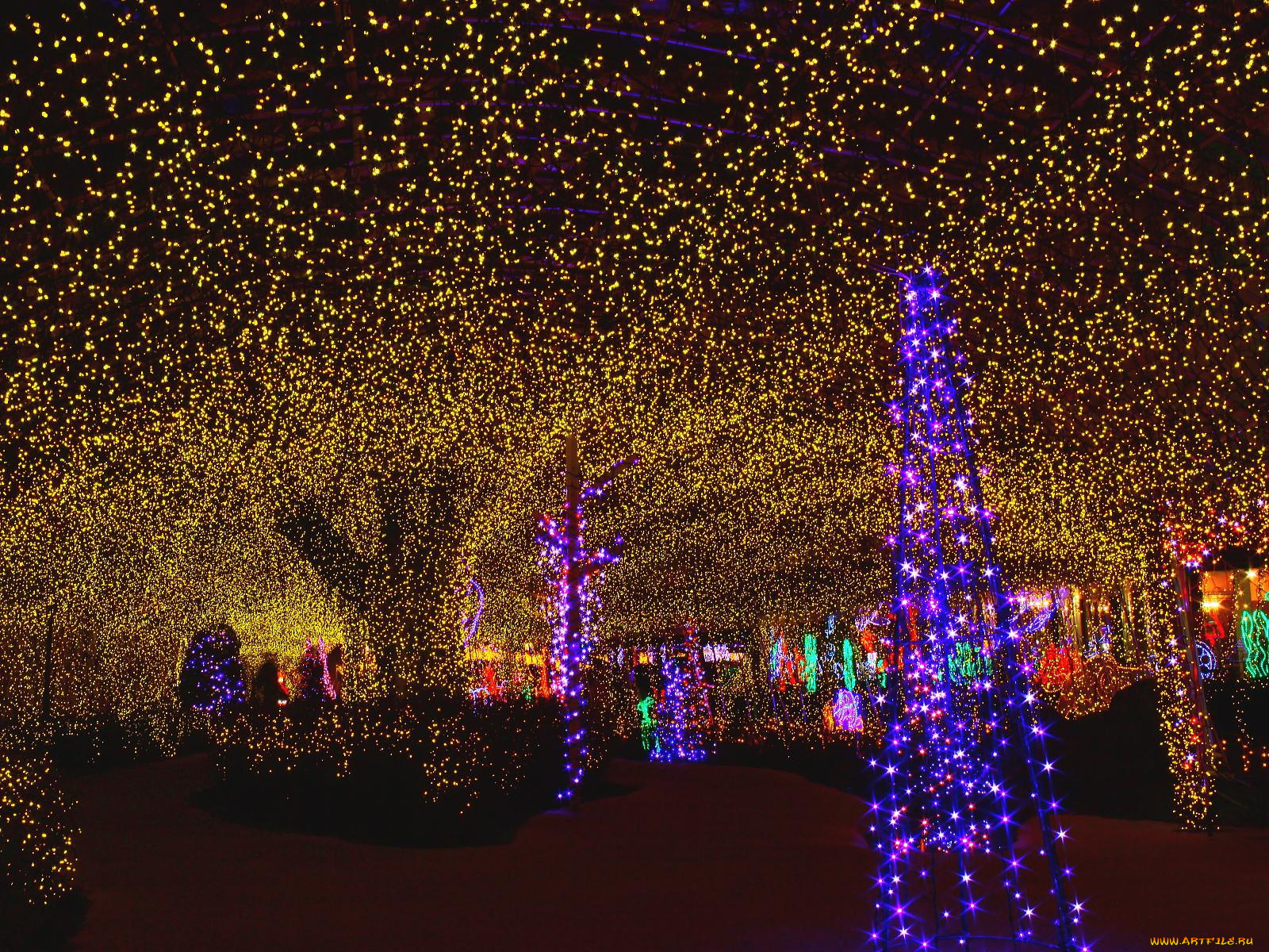 праздничные, новогодние, пейзажи