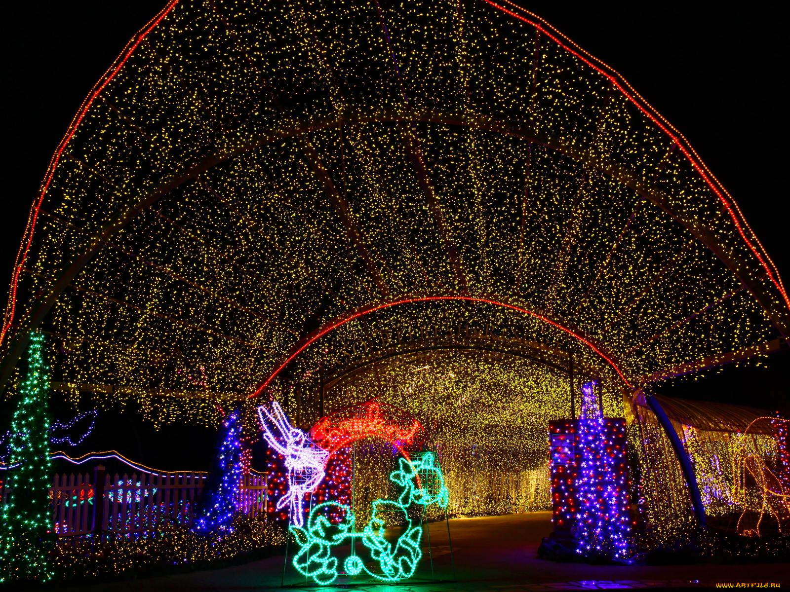 праздничные, новогодние, пейзажи