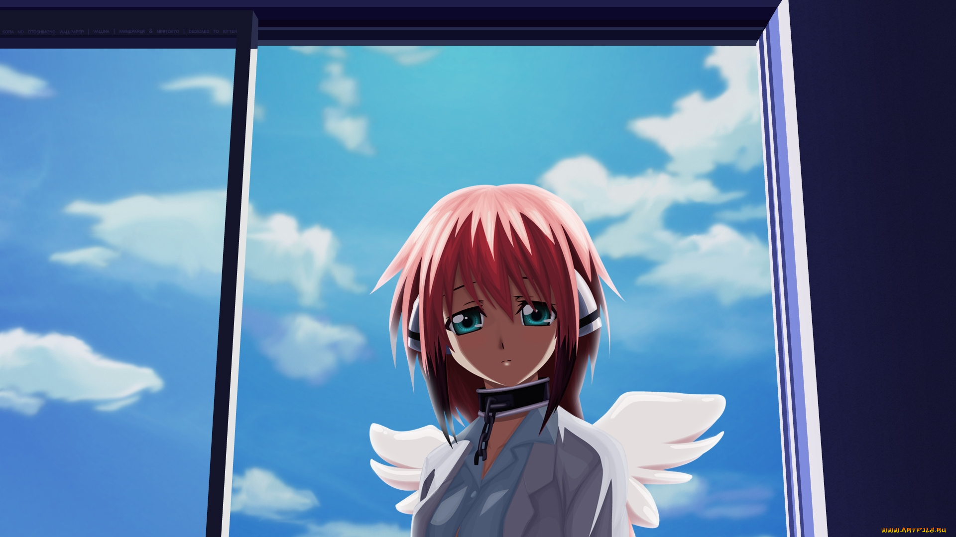 аниме, sora, no, otoshimono