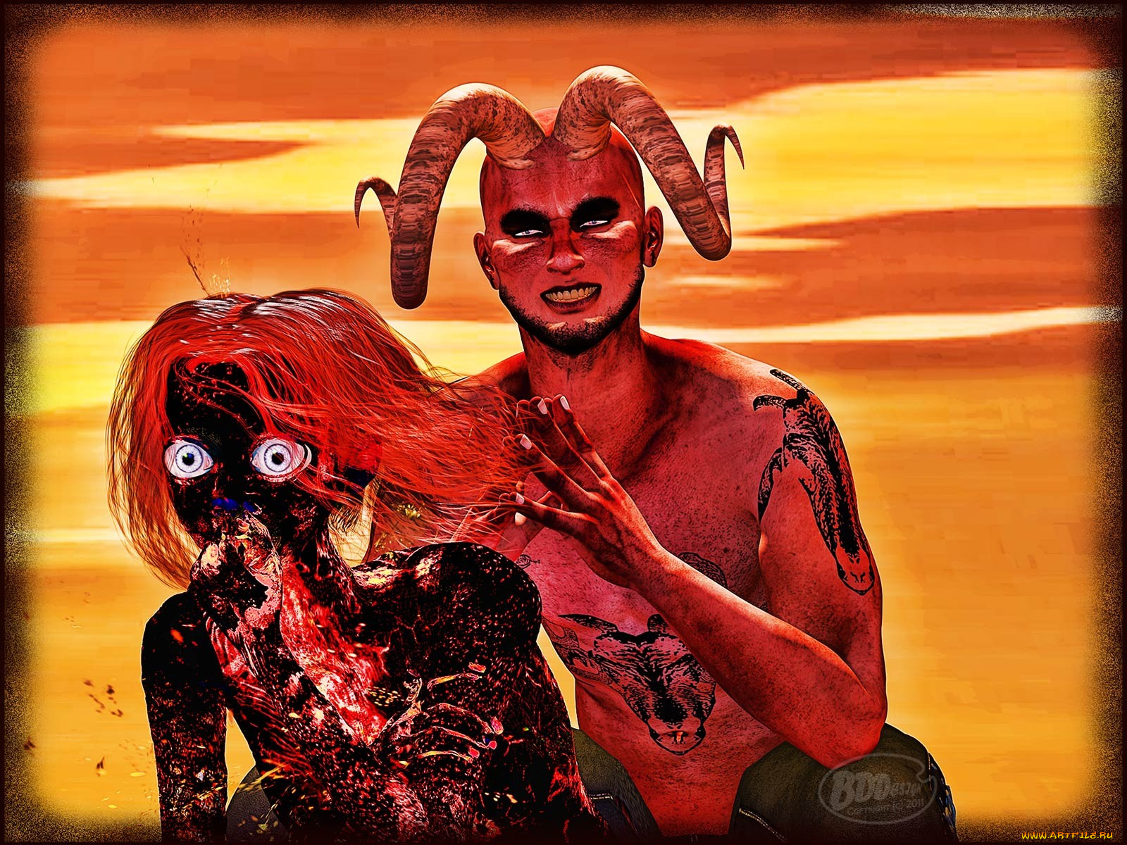 3д, графика, creatures, существа