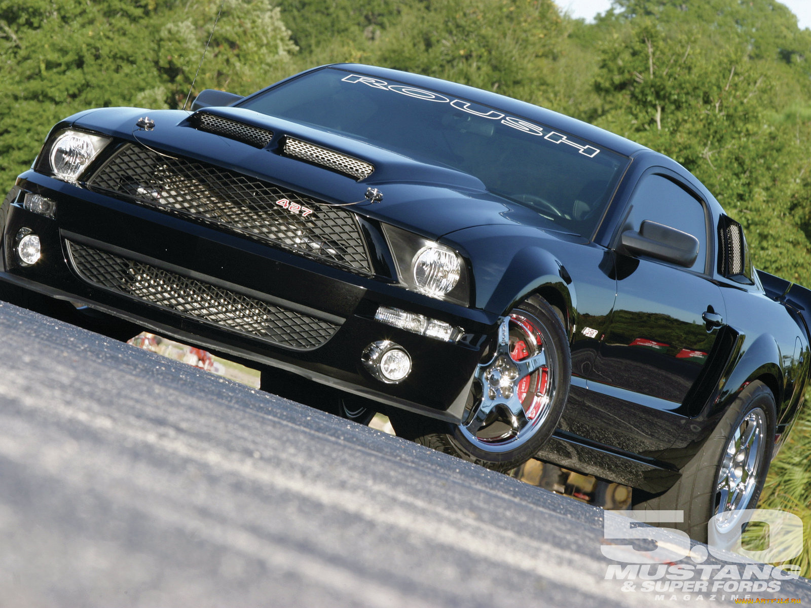 twin, turbo, 2007, roush, 427r, автомобили, mustang