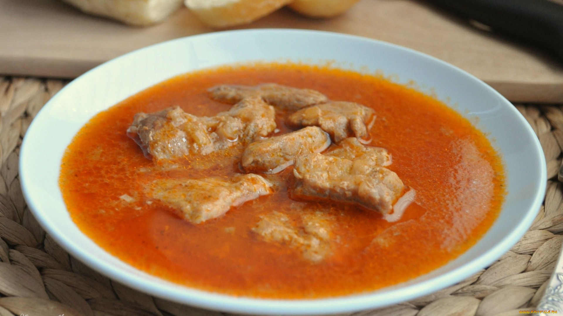 еда, первые, блюда, тарелка, суп