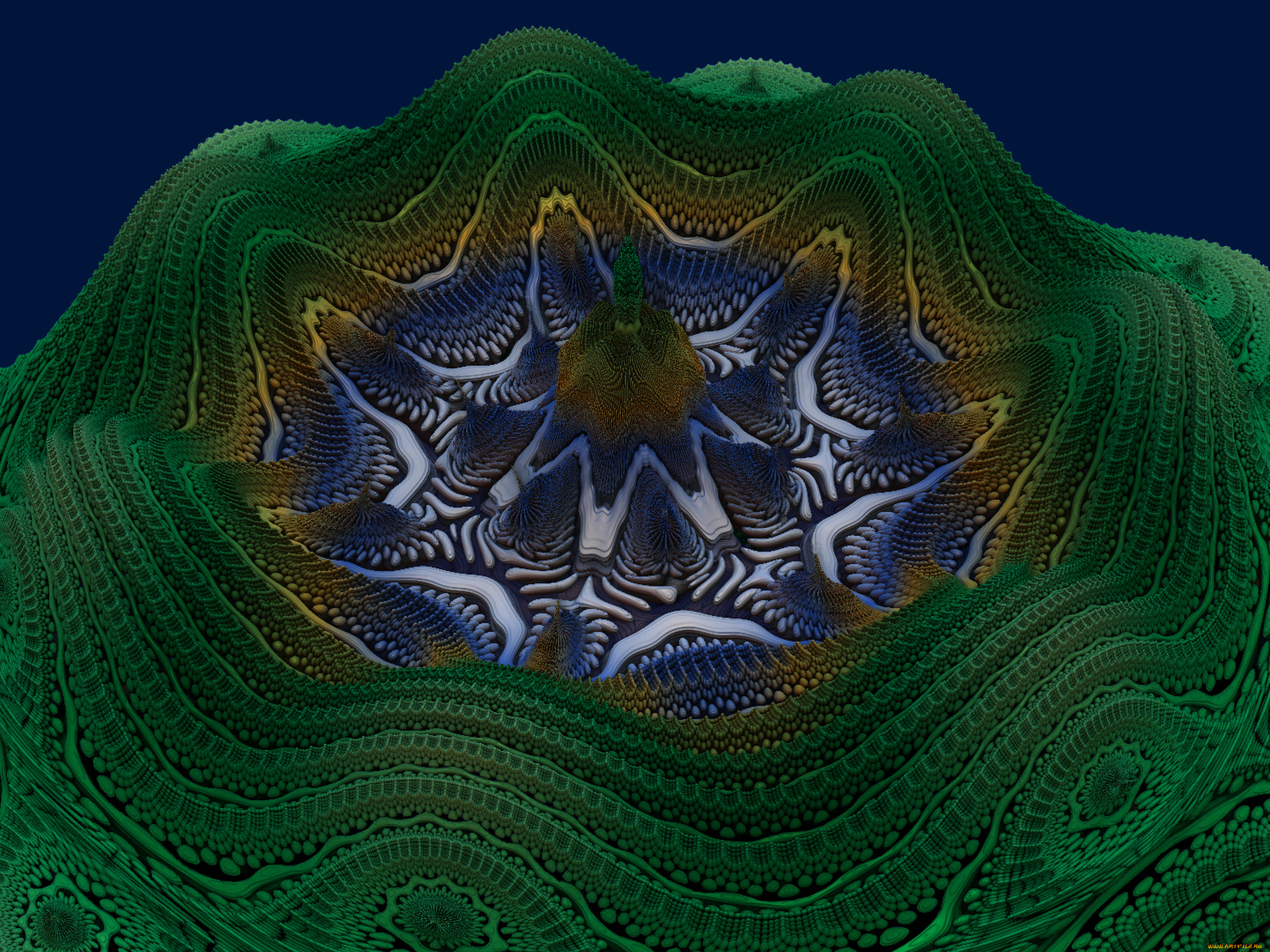 3д, графика, fractal, фракталы, абстракция