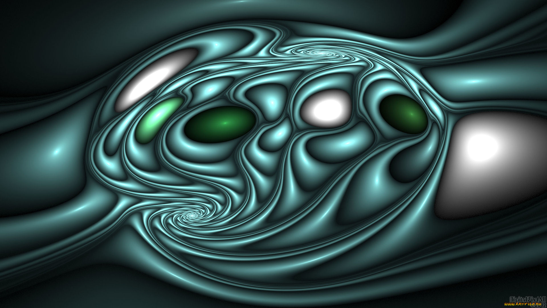 3д, графика, fractal, фракталы, фон, узор