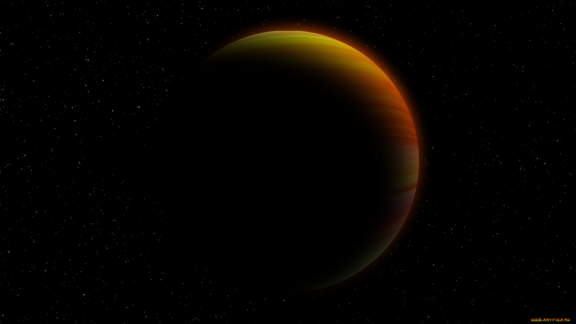 космос, арт, планета