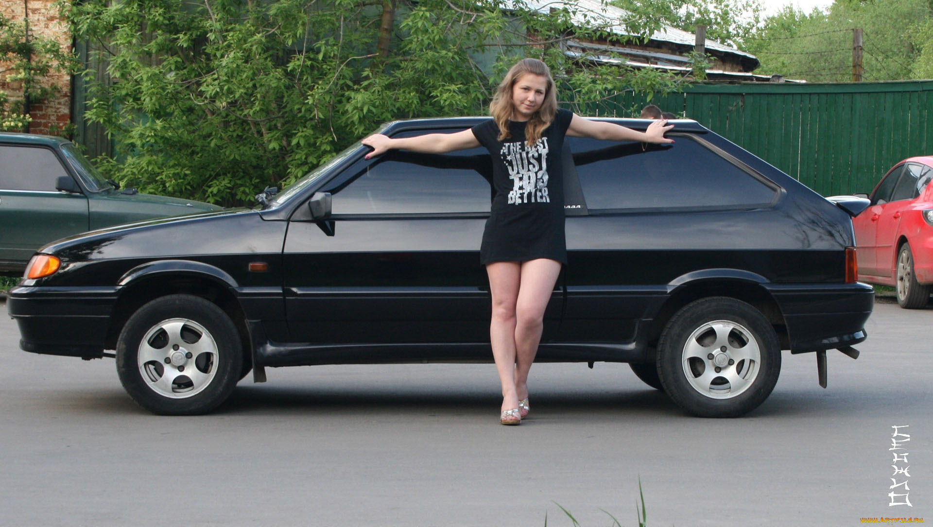 автомобили, авто, девушками, девушка, volkswagen