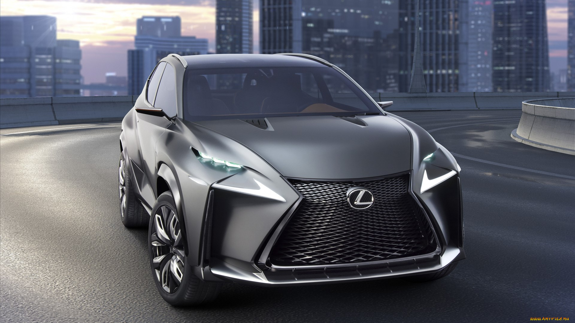 автомобили, lexus, concept, turbo, lf-nx