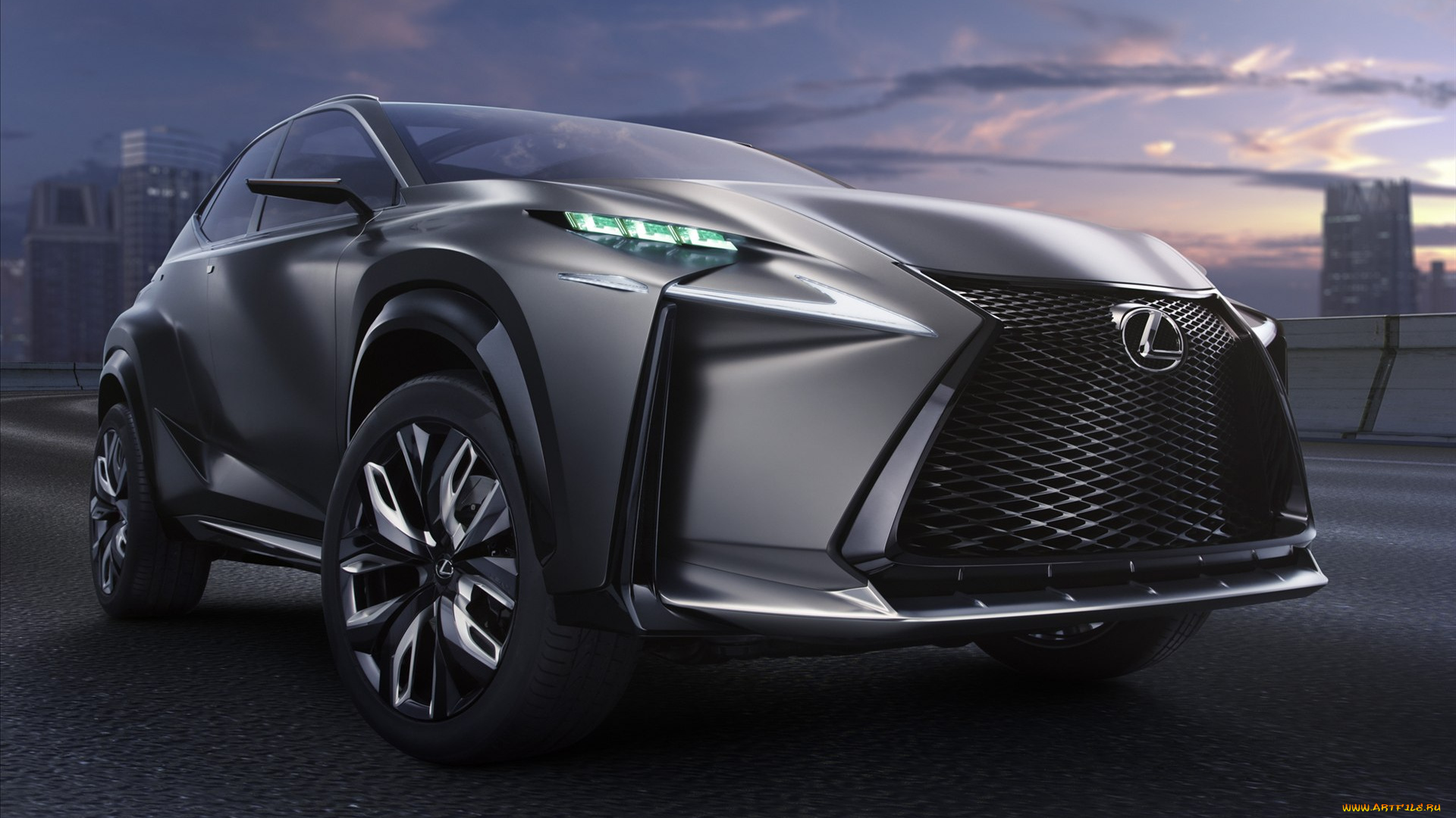 автомобили, lexus, concept, turbo, lf-nx