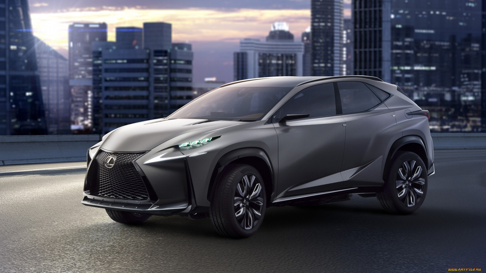 автомобили, lexus, lf-nx, turbo, concept