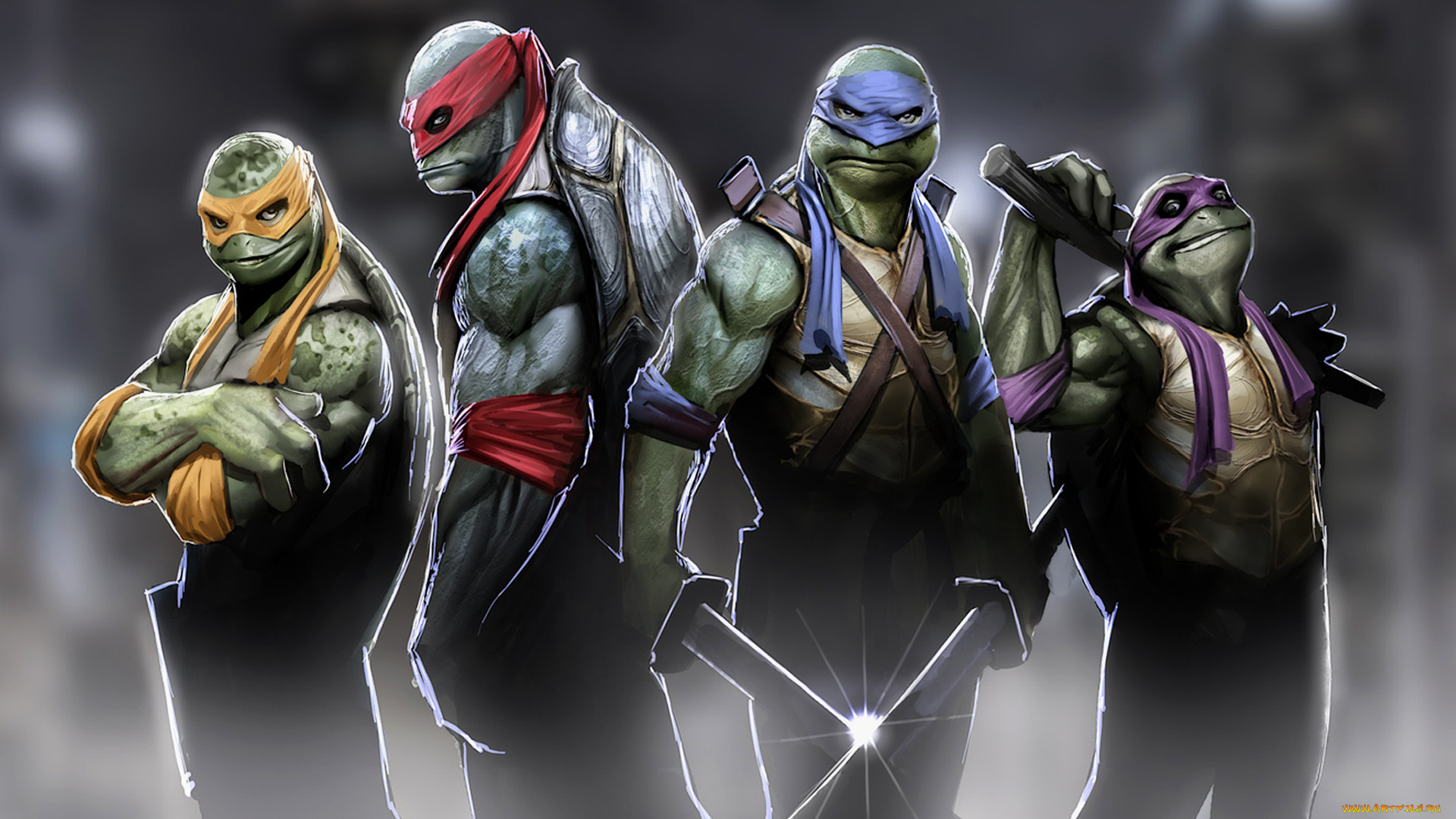 мультфильмы, tmnt, черепашки