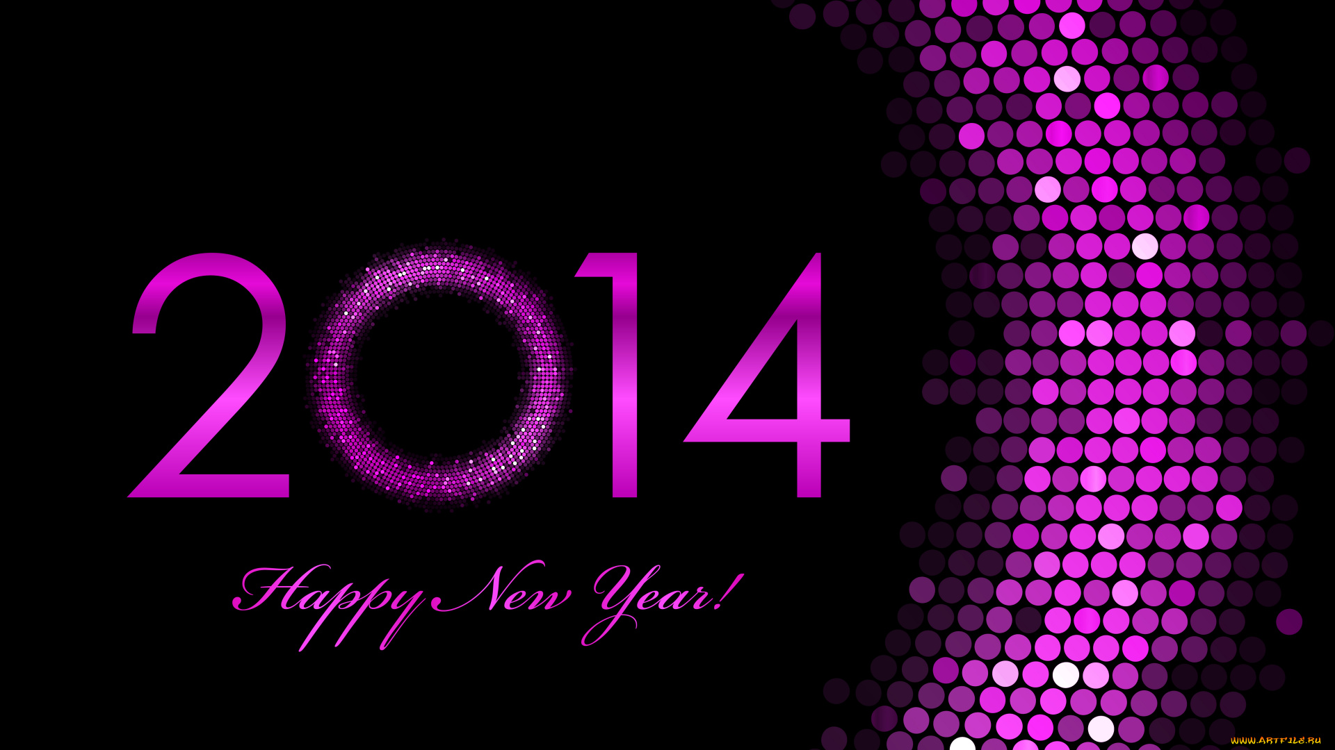 праздничные, векторная, графика, новый, год, цифры