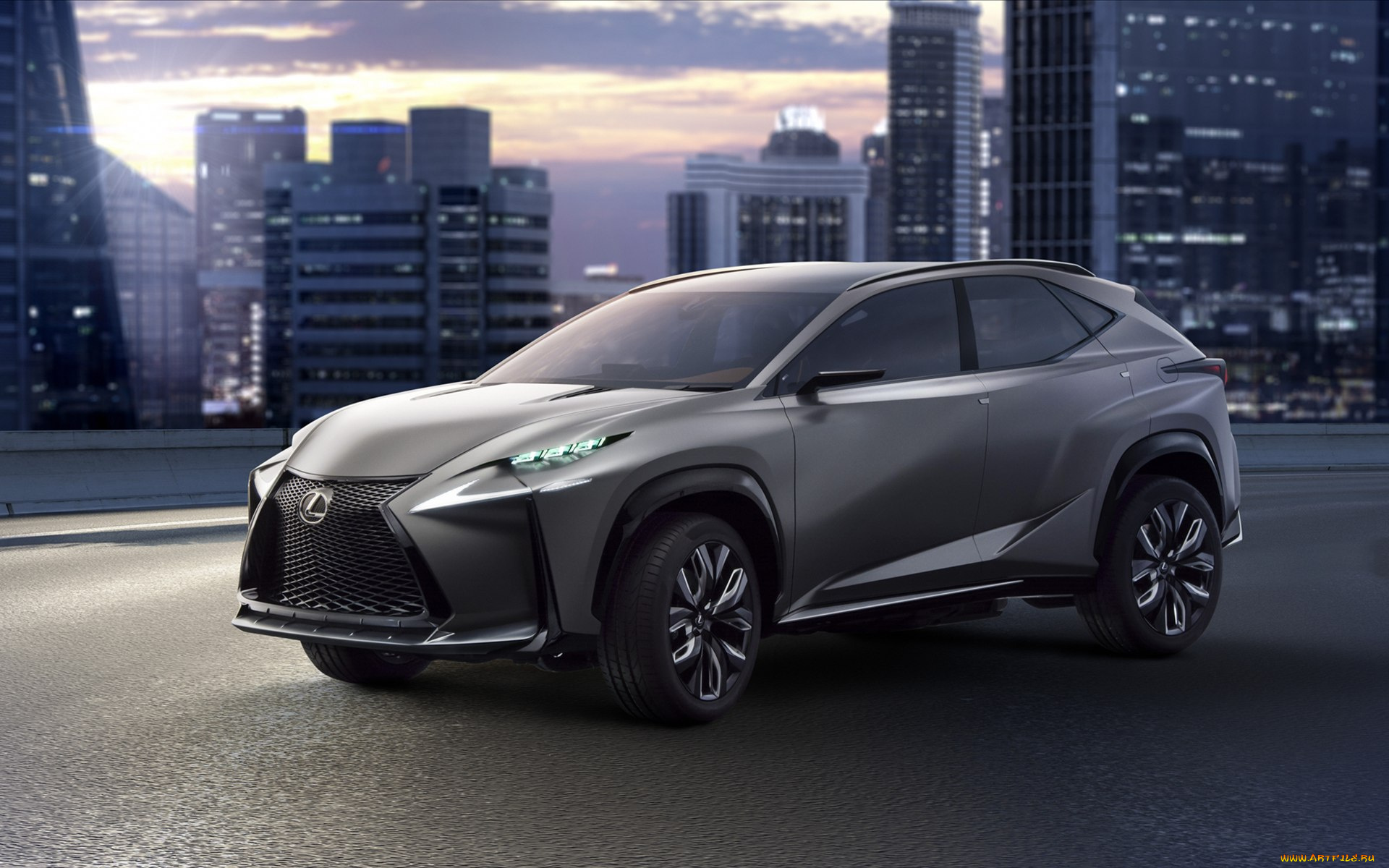 автомобили, lexus, lf-nx, turbo, concept