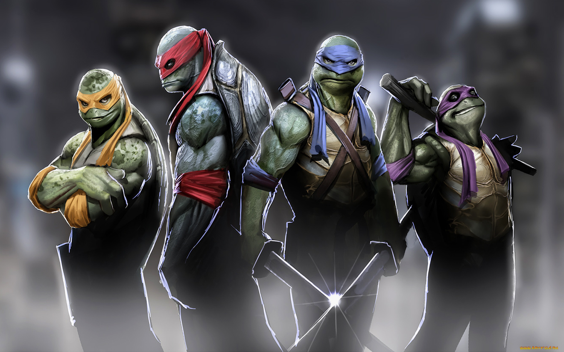 мультфильмы, tmnt, черепашки