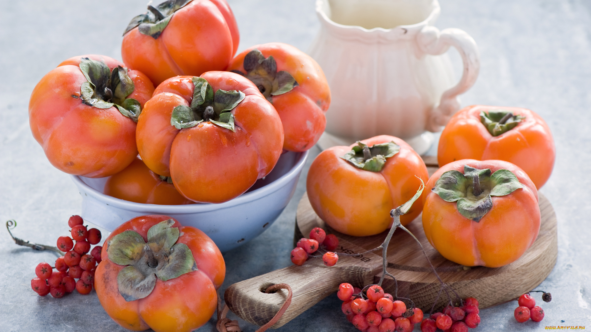 еда, хурма, плоды