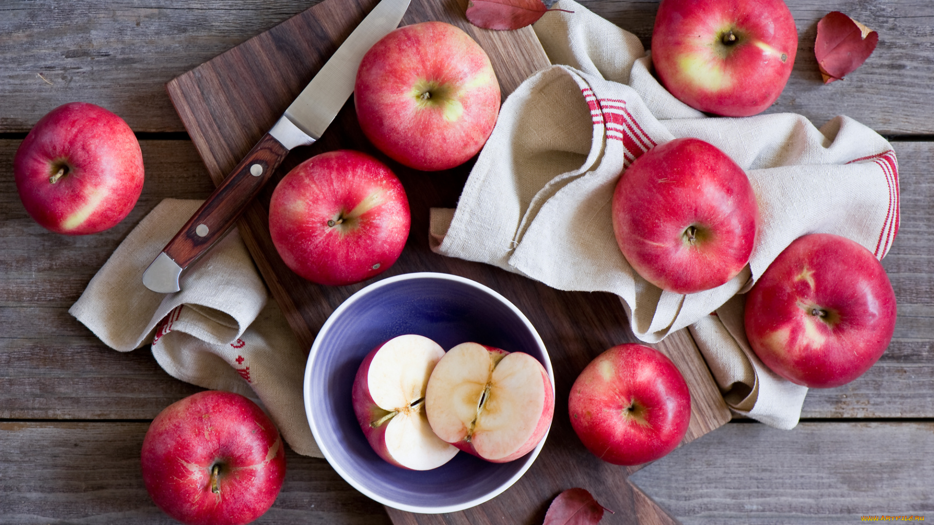 еда, Яблоки, натюрморт, плоды