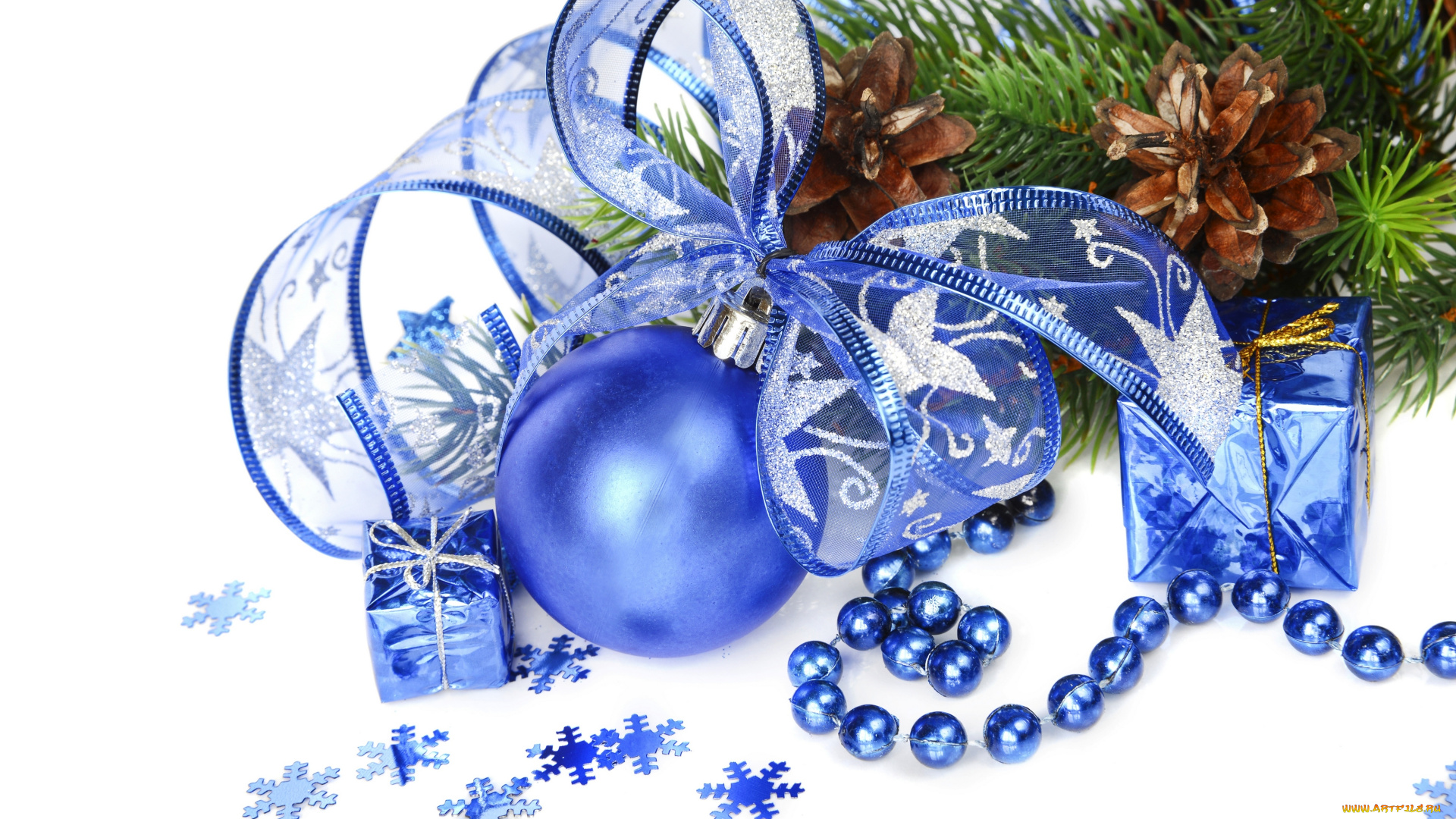 праздничные, украшения, christmas, шары, новый, год, рождество, decoration, blue, new, year