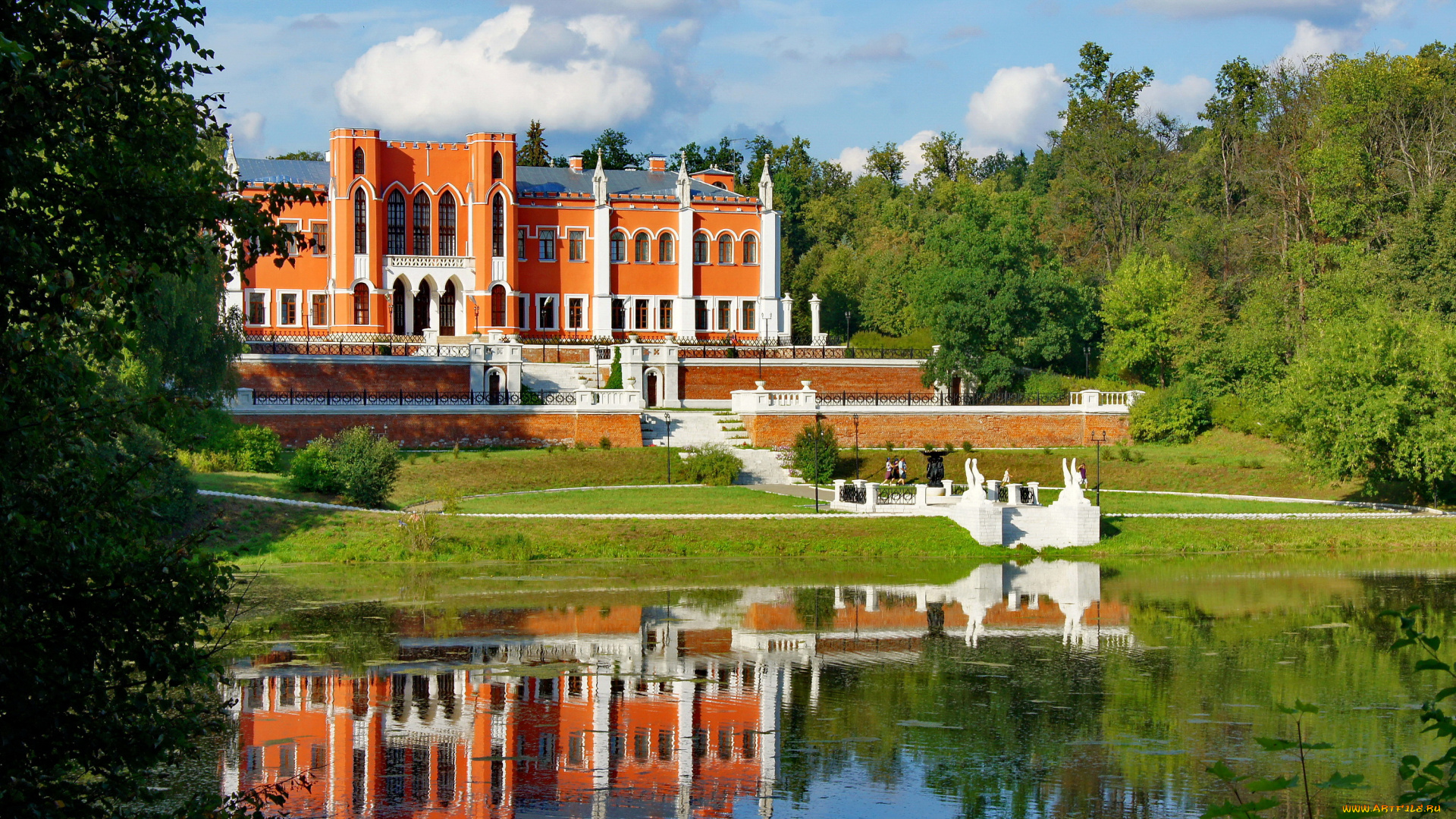 усадьба, марфино, подмосковье, города, -, исторические, , архитектурные, памятники, усадьба, марфино, подмосковье, особняк, парк, пруд