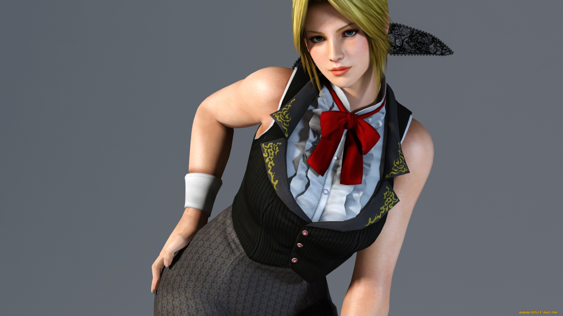 3д, графика, аниме, , anime, фон, взгляд, девушка