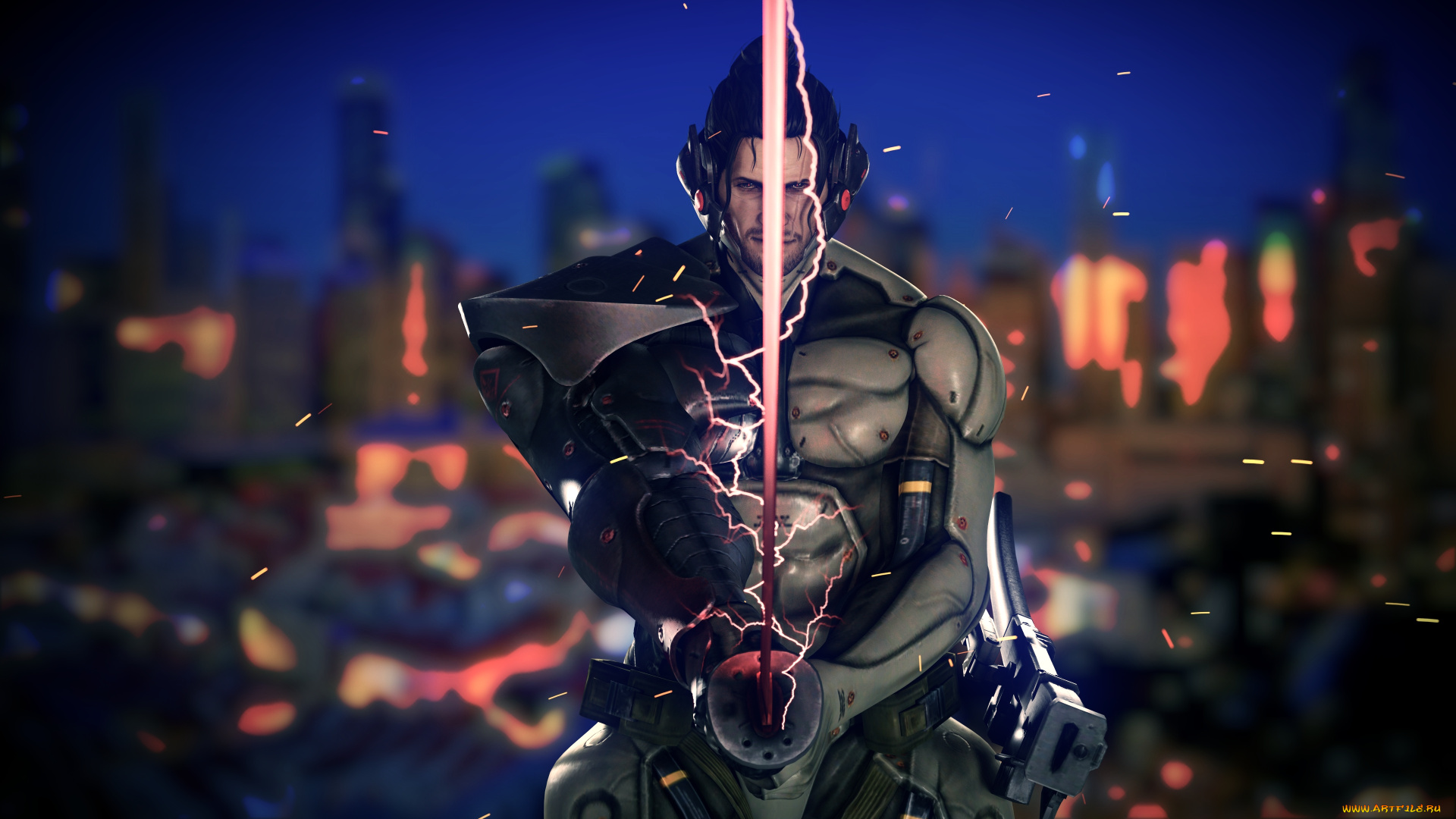 3д, графика, фантазия, , fantasy, воин, оружие, фон, взгляд, мужчина