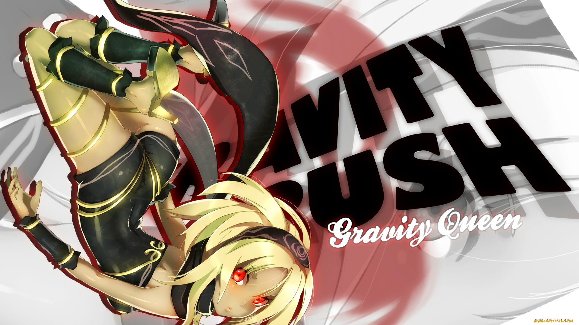 аниме, unknown, , другое, девушка, арт, rakkou, gravity, daze, kat