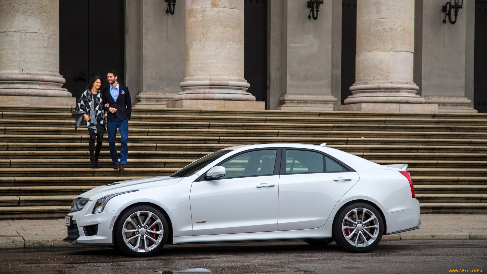 автомобили, cadillac, светлый, eu-spec, 2015г, coupe, ats-v
