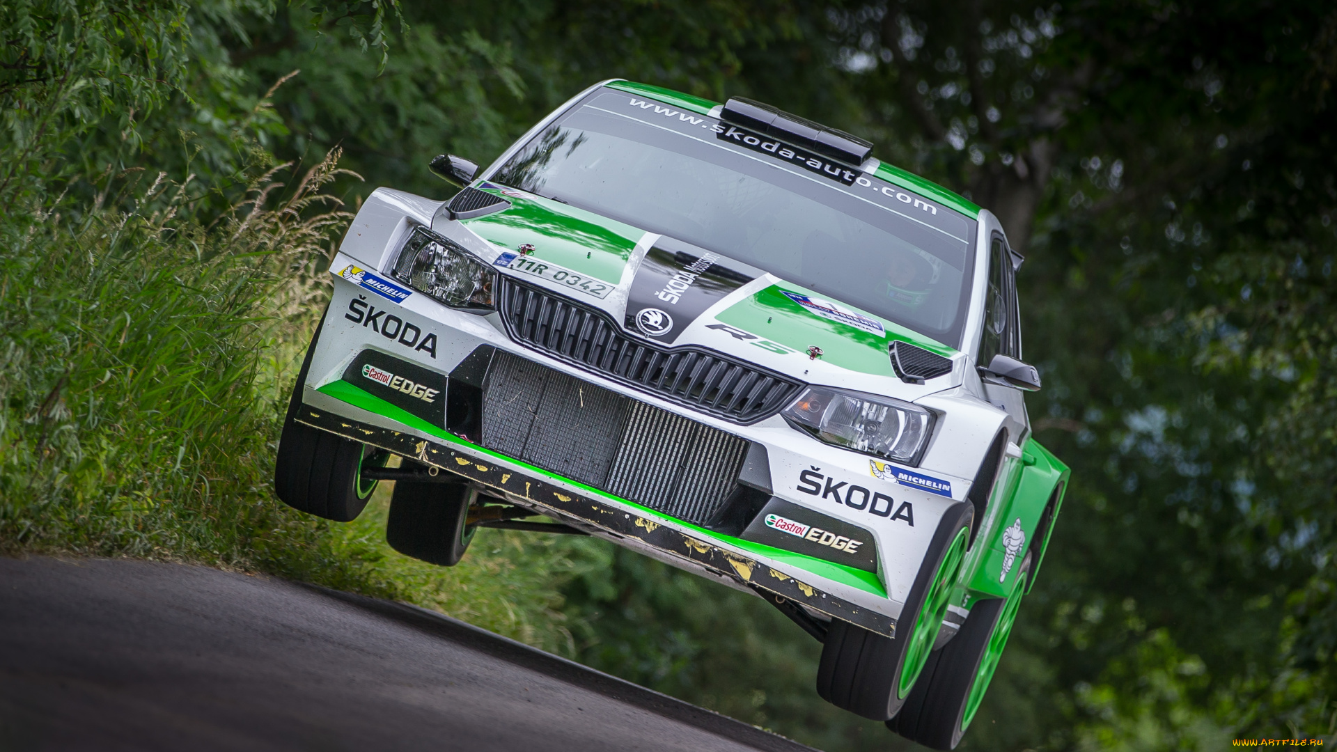 спорт, авторалли, r5, fabia, skoda, скорость, гонки, трасса