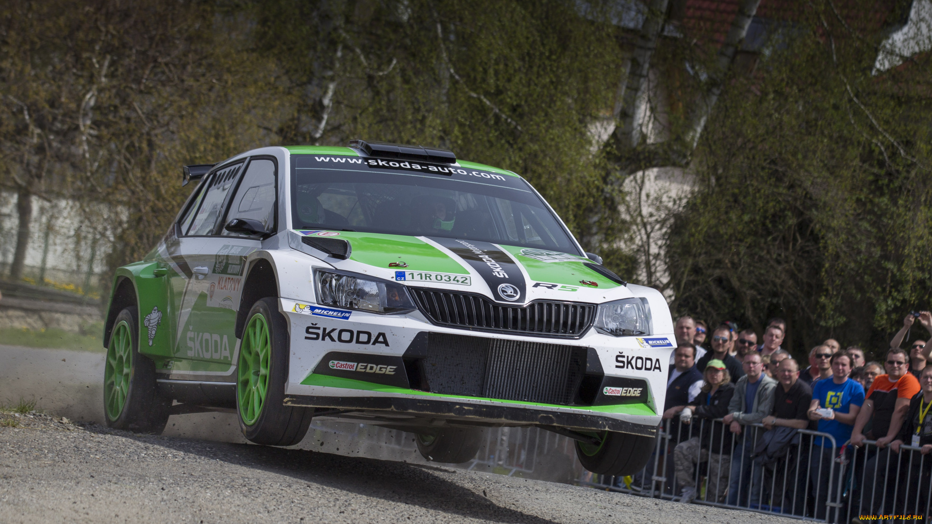 спорт, авторалли, скорость, гонки, трасса, r5, fabia, skoda