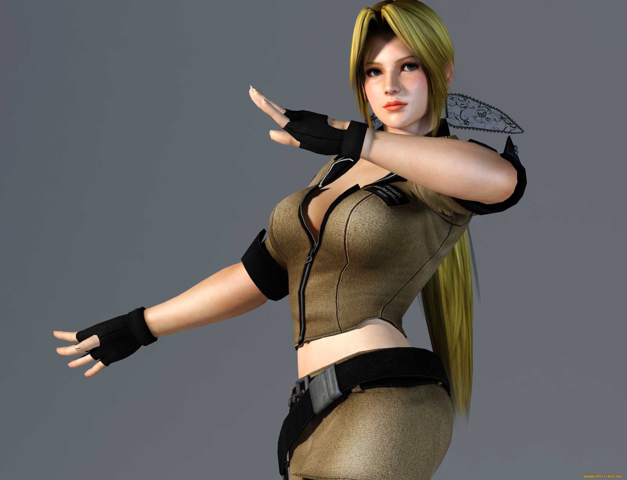 3д, графика, аниме, , anime, фон, взгляд, девушка