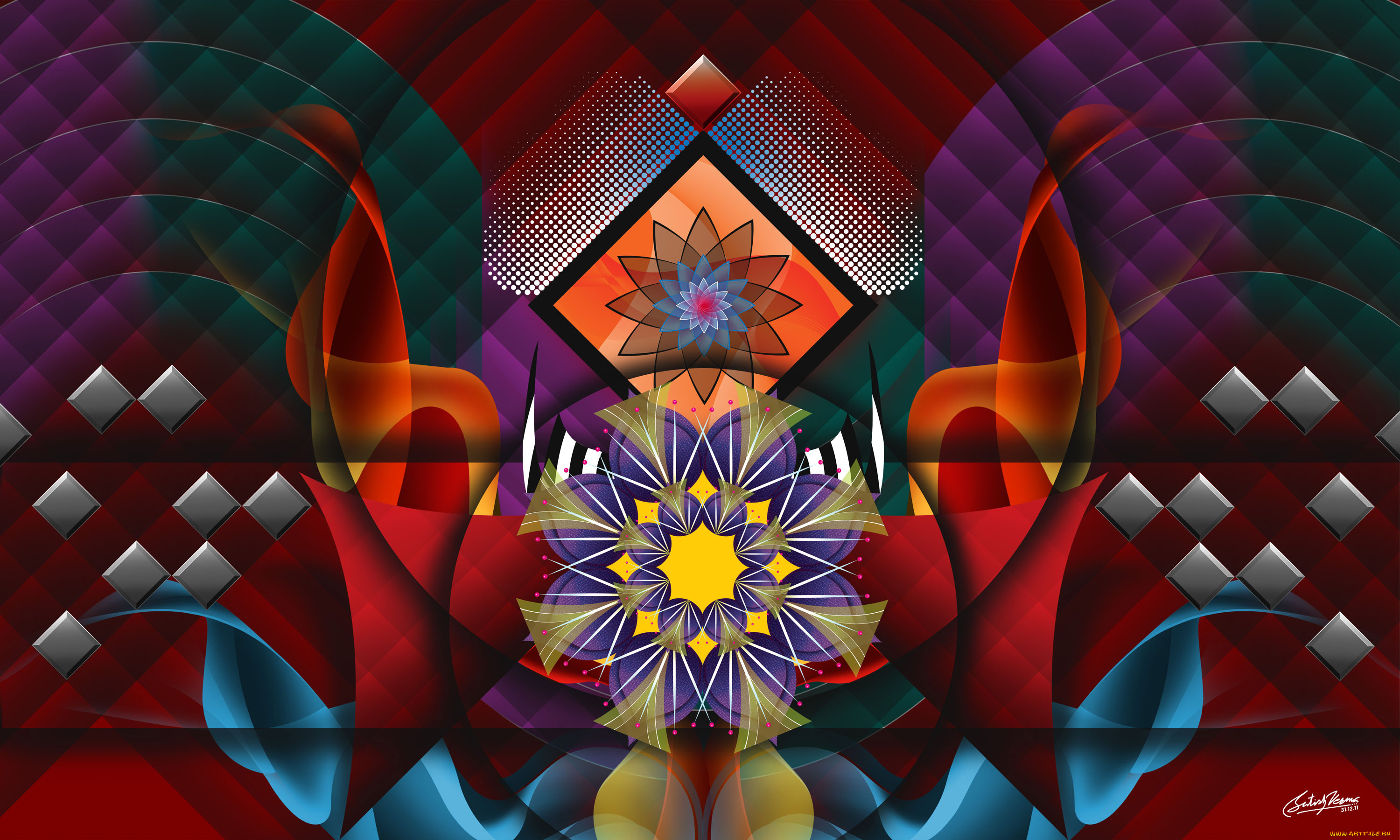 рисованное, абстракция, цвета, фон, узор