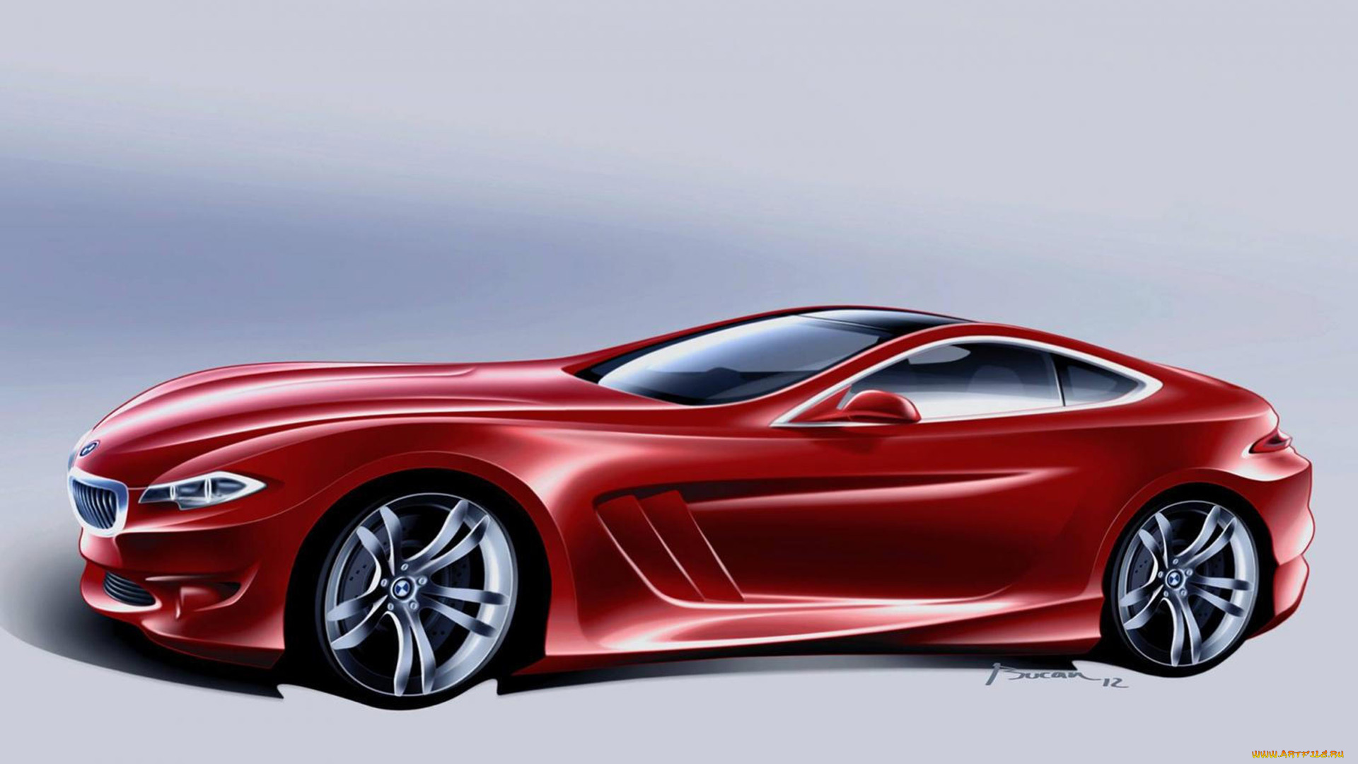 bmw, 9, series, gt, concept, 2017, автомобили, рисованные, bmw, 9, 2017, concept, gt, series